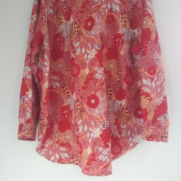 Spoon Jeans women's size 3X multicolored all over print top - Picture 6 of 14